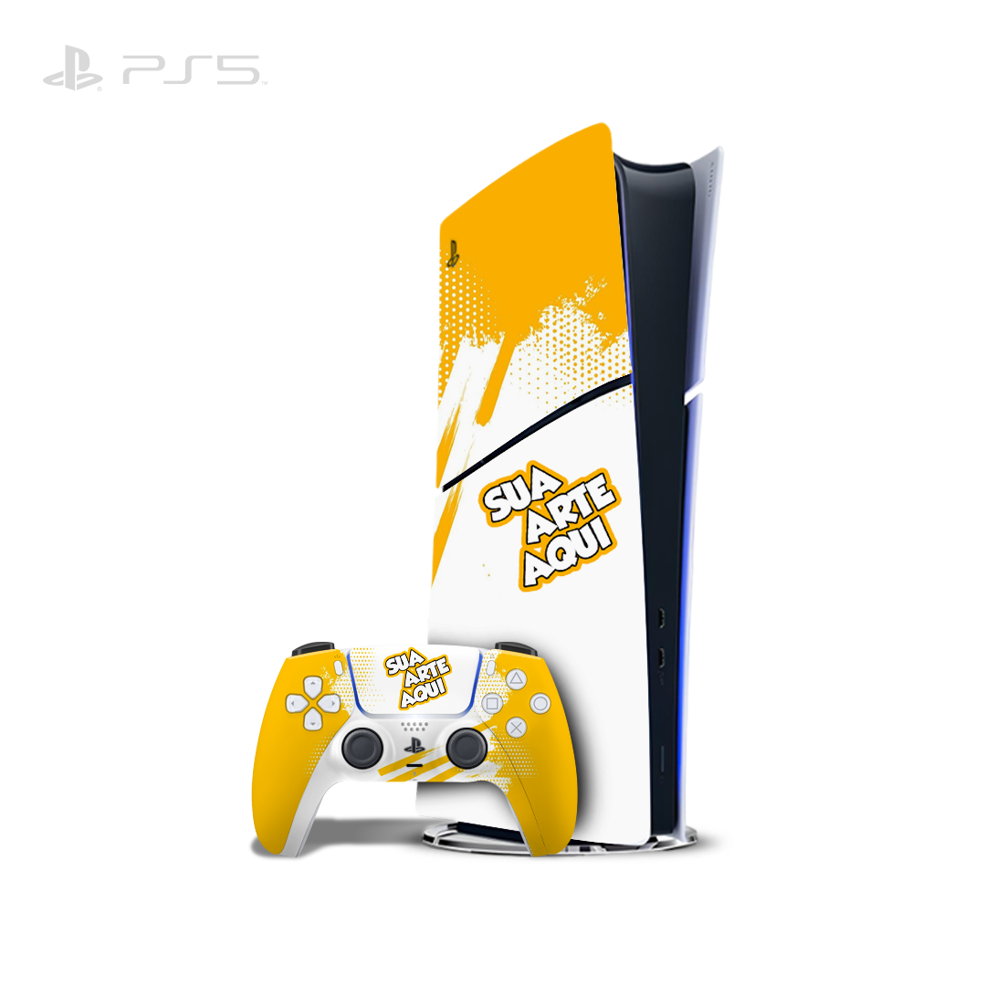 Crie Sua Película Adesiva Para PS5 Digital e Controle Crie Sua Película Adesiva Para PS5 Digital e Controle